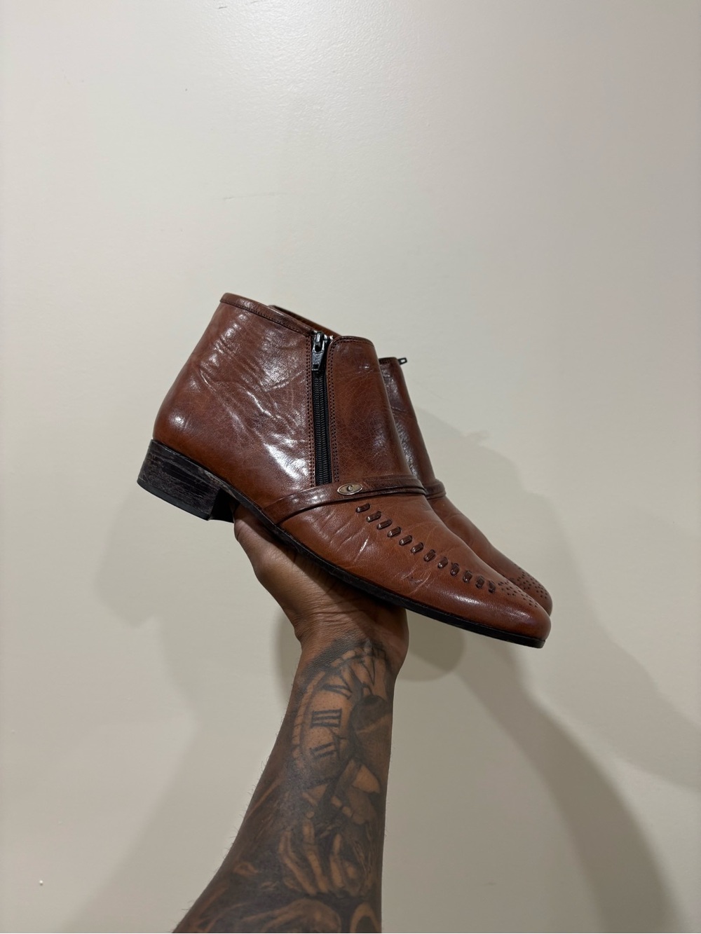 Vintage Western Leather Boots